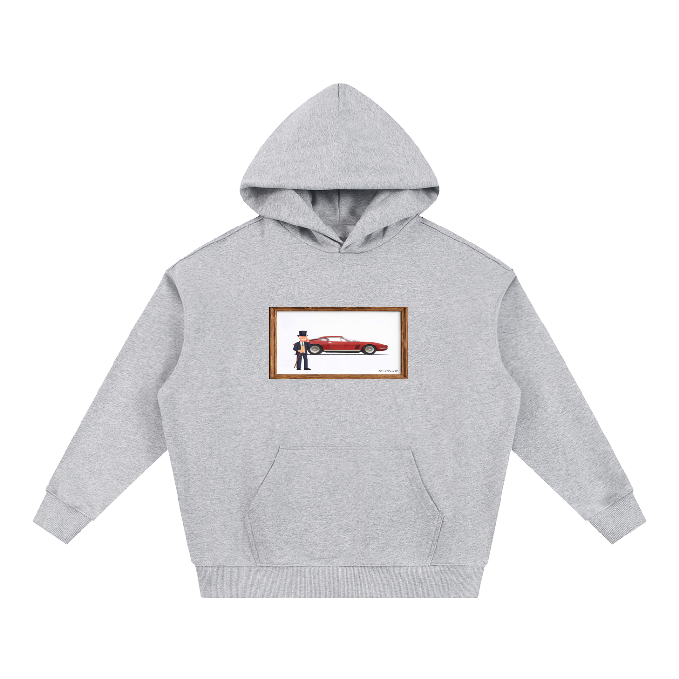 Revisionate hoodie grey